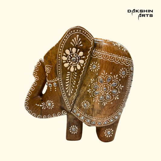 Modern Elephant - Hand painted - Dakshin Arts