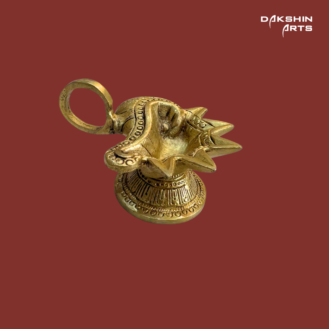 Brass Shankh Diya