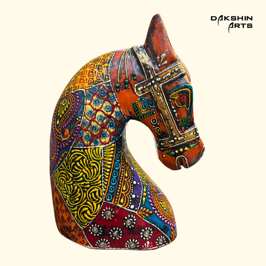 Horse Head - Hand painted - Dakshin Arts