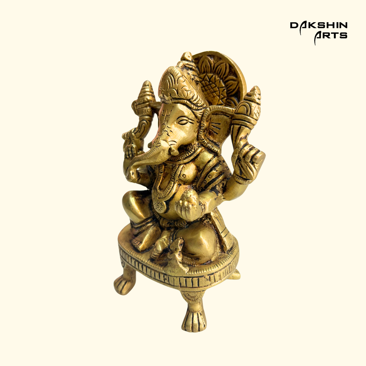 Brass Ganesha 5.75"