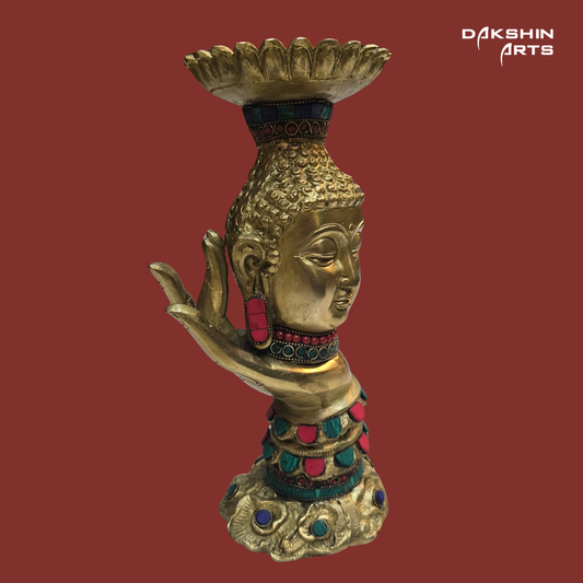 Buddha Candle Stand - Dakshin Arts