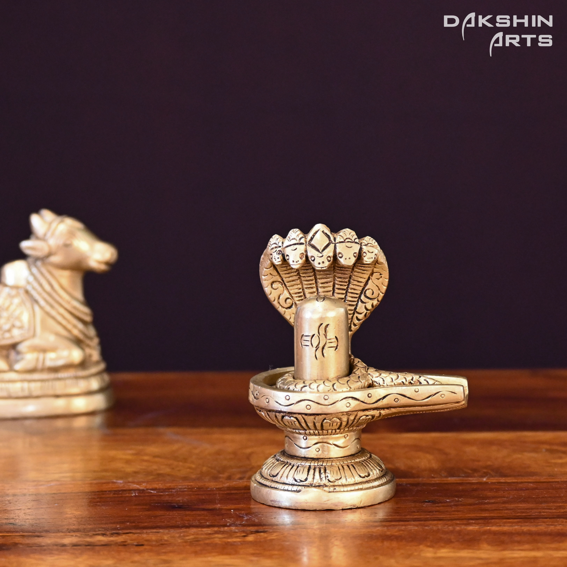SHIVLING WITH SNAKE - Dakshin Arts