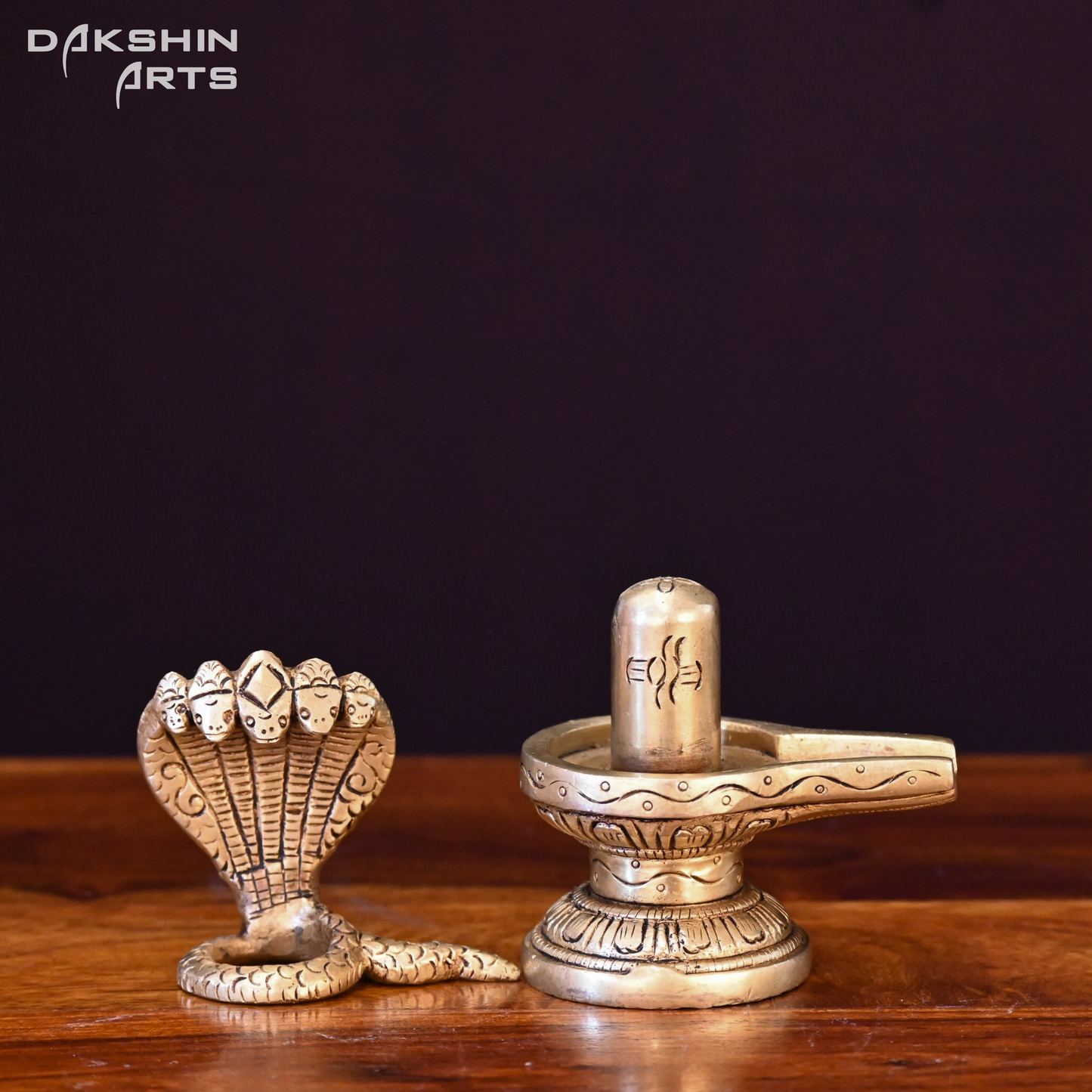 SHIVLING WITH SNAKE - Dakshin Arts