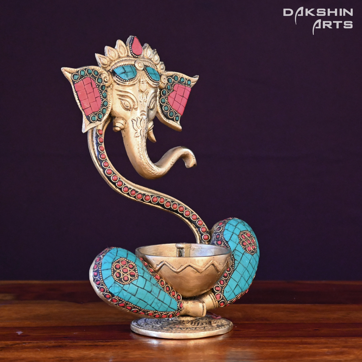 MODERN GANESHA WITH DEEP - Dakshin Arts