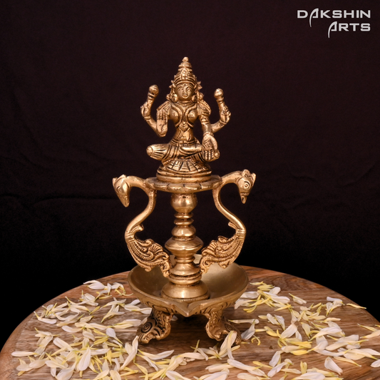 LAXMI DEEP WITH STAND - Dakshin Arts