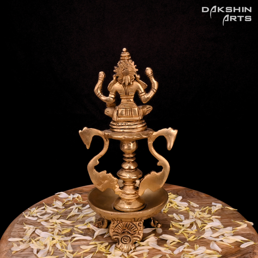 LAXMI DEEP WITH STAND - Dakshin Arts