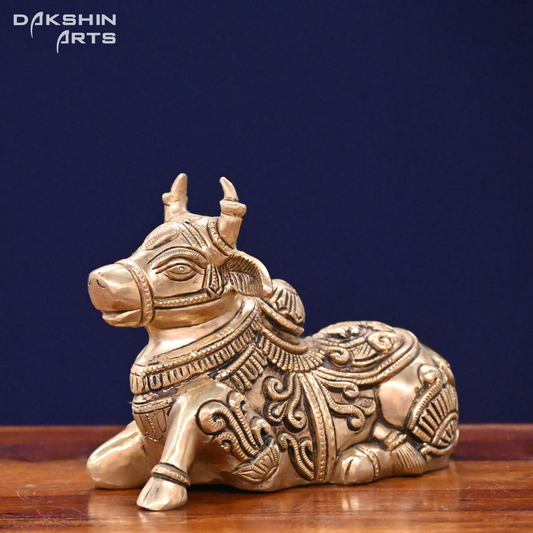 NANDI CARVED - Dakshin Arts