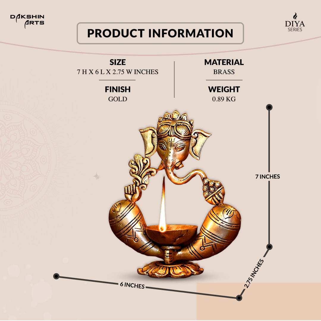 Ganesha Diya - Dakshin Arts