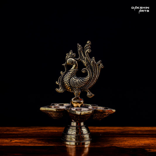 Annam with 5 Diya - Dakshin Arts