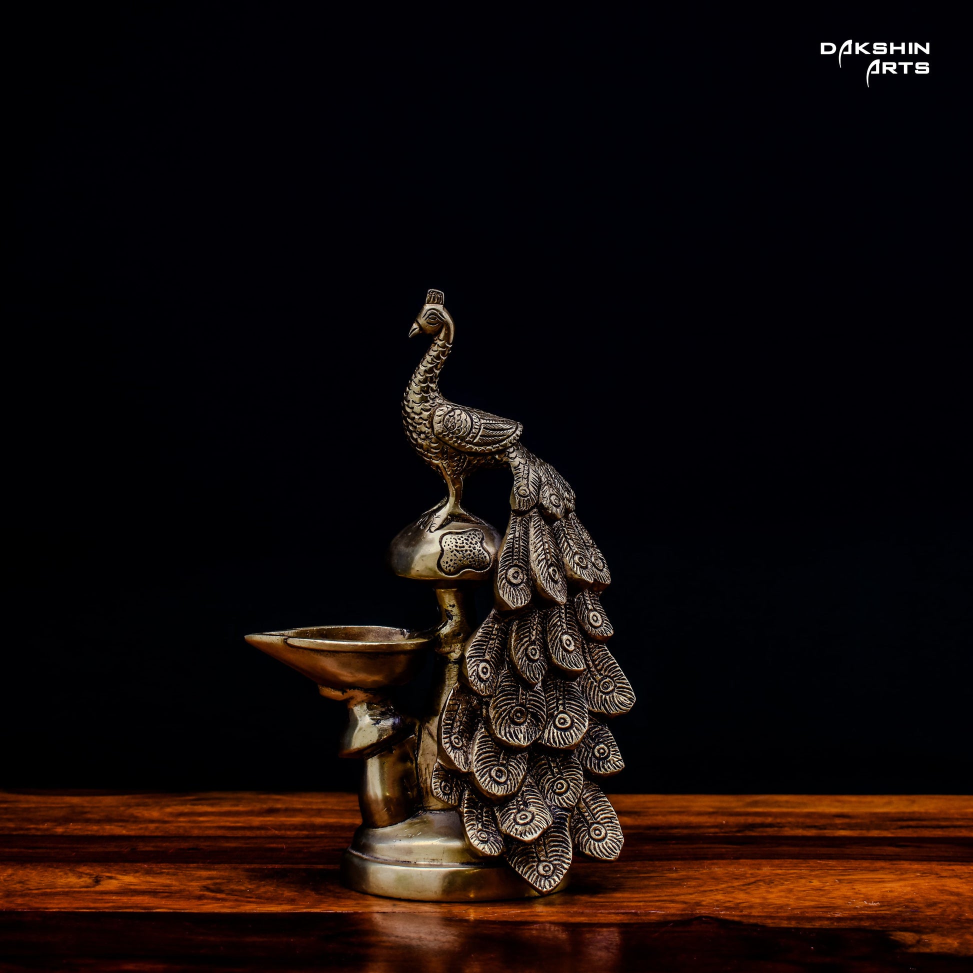 PEACOCK DIYA - Dakshin Arts