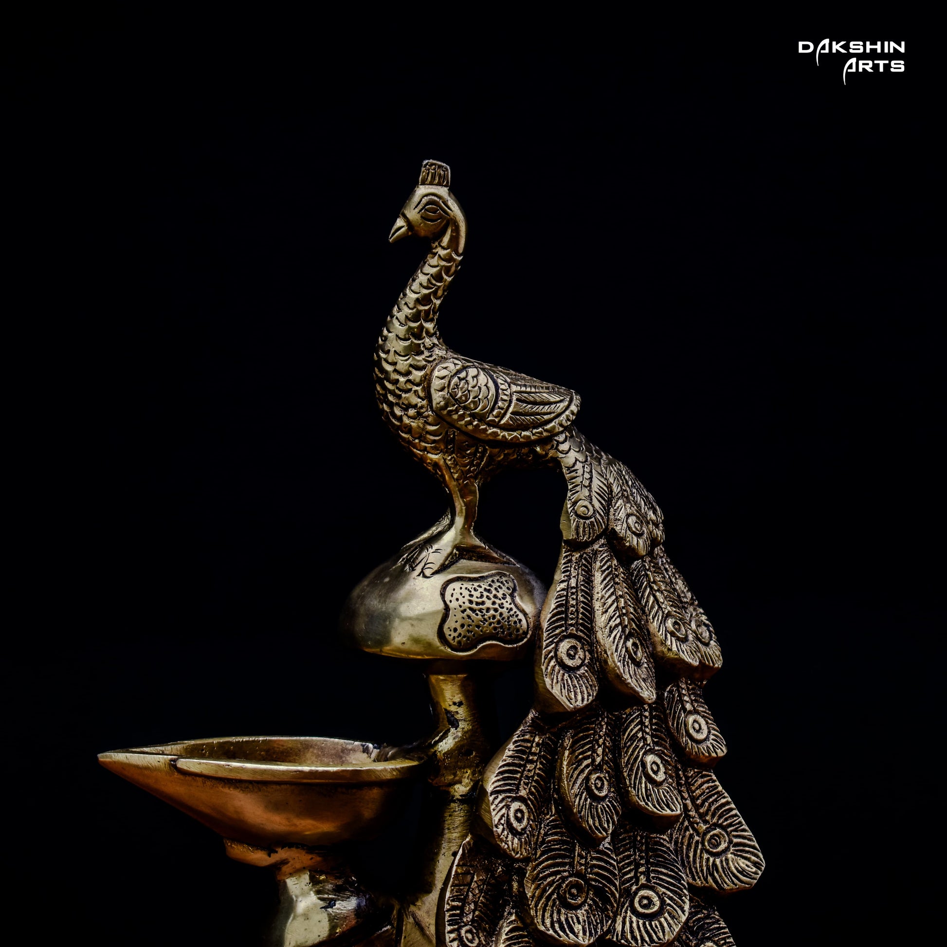 PEACOCK DIYA - Dakshin Arts