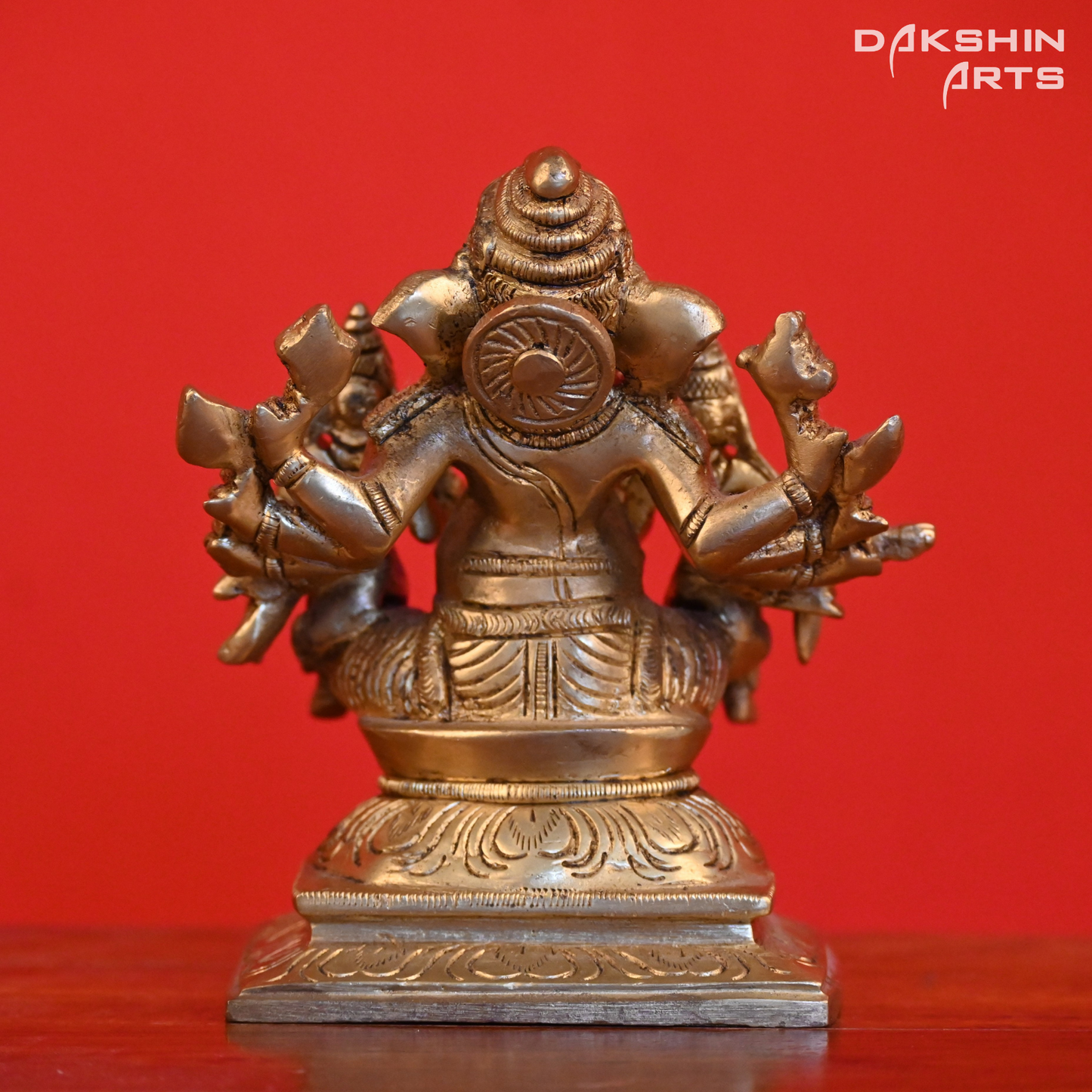 GANESHA WITH RIDDHI SIDDHI - Dakshin Arts