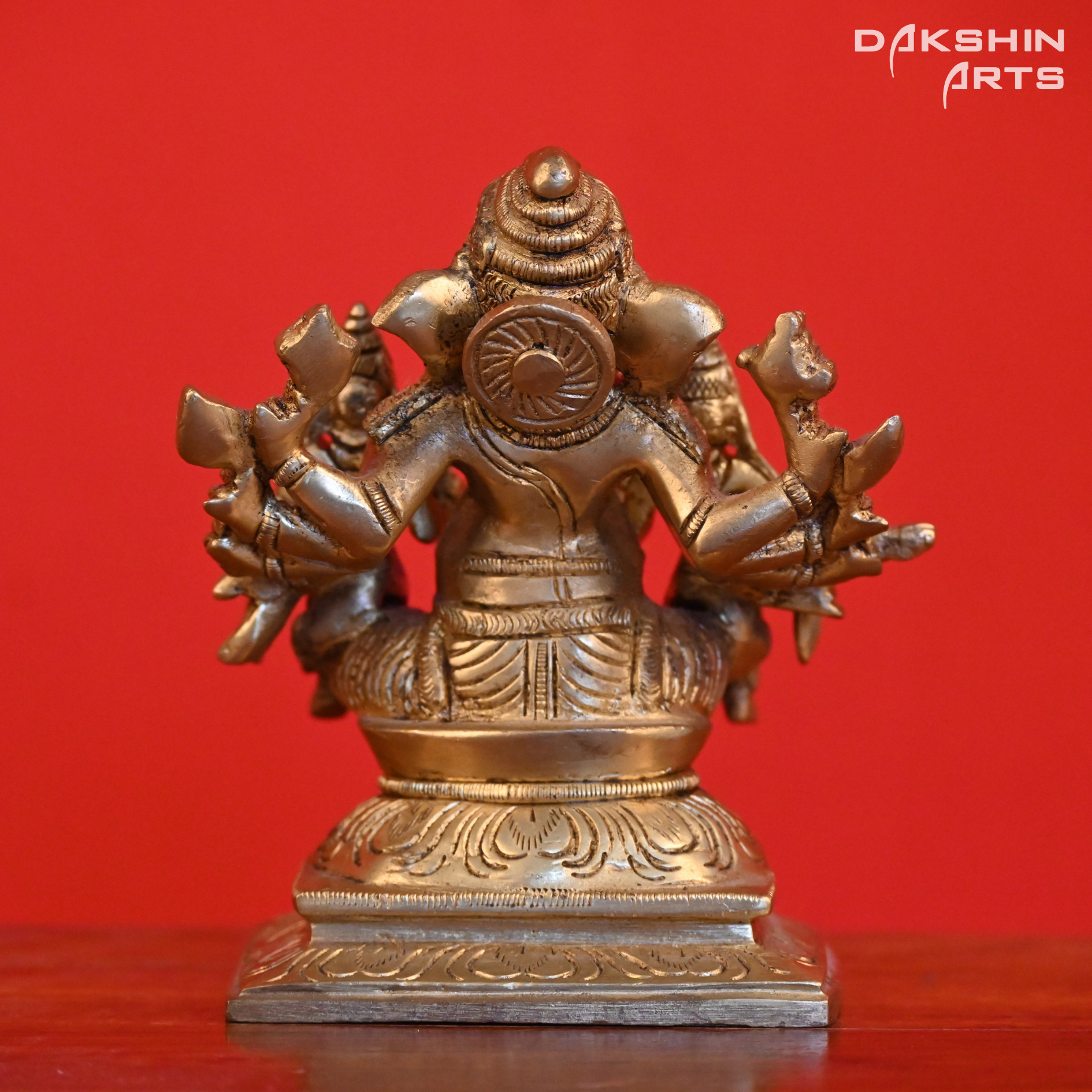 GANESHA WITH RIDDHI SIDDHI - Dakshin Arts