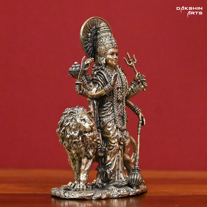 Standing Durga with Lion - Fine