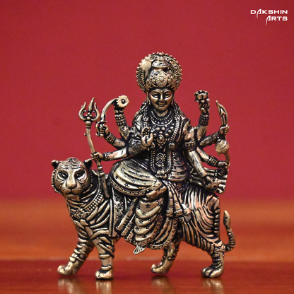 Durga on Lion - Fine