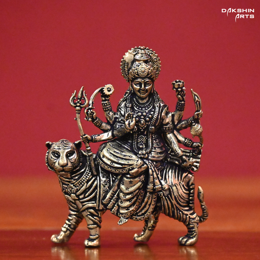 Durga on Lion - Fine