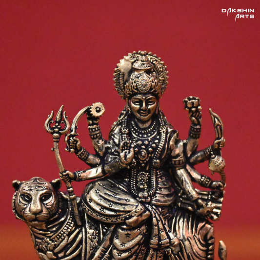 Durga on Lion - Fine