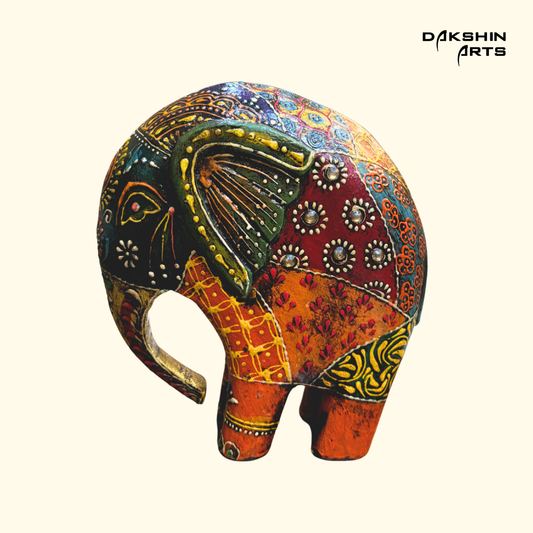 Elephant 6" Hand-painted - Dakshin Arts