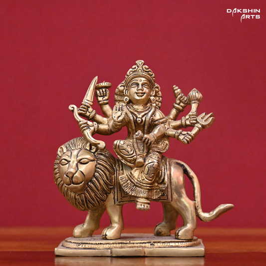 Durga Idol with Rectangle Base