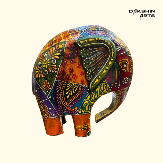 Elephant 6" Hand-painted - Dakshin Arts