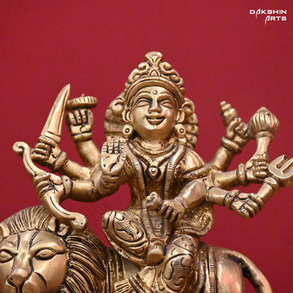 Durga Idol with Rectangle Base