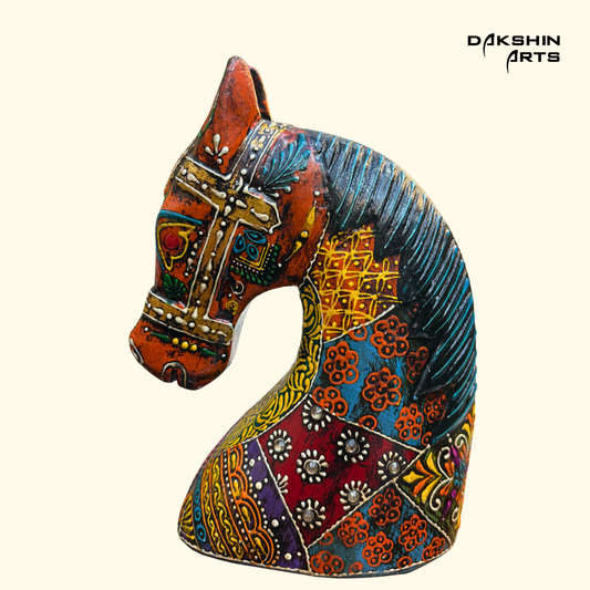 Horse Head - Hand painted - Dakshin Arts