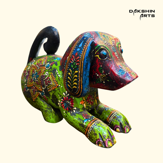 Dog - Hand painted - Dakshin Arts