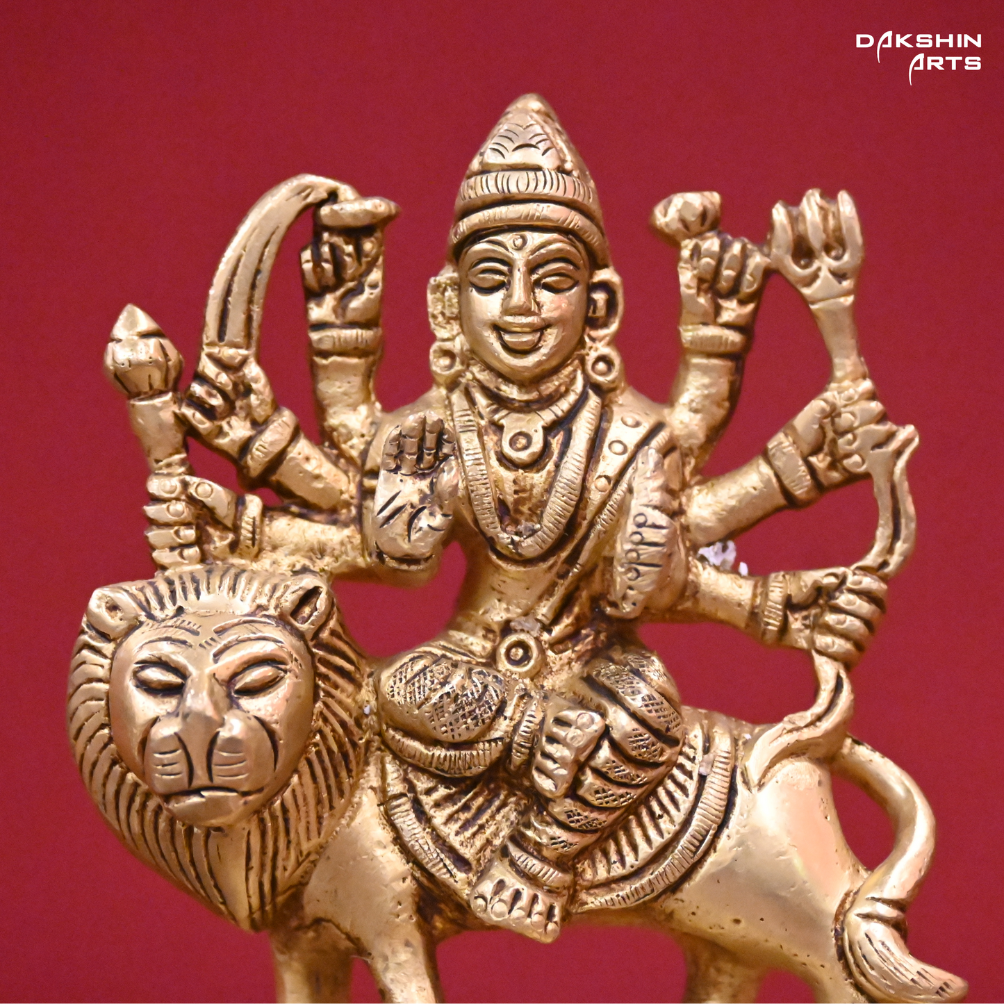 Durga with Base 4"