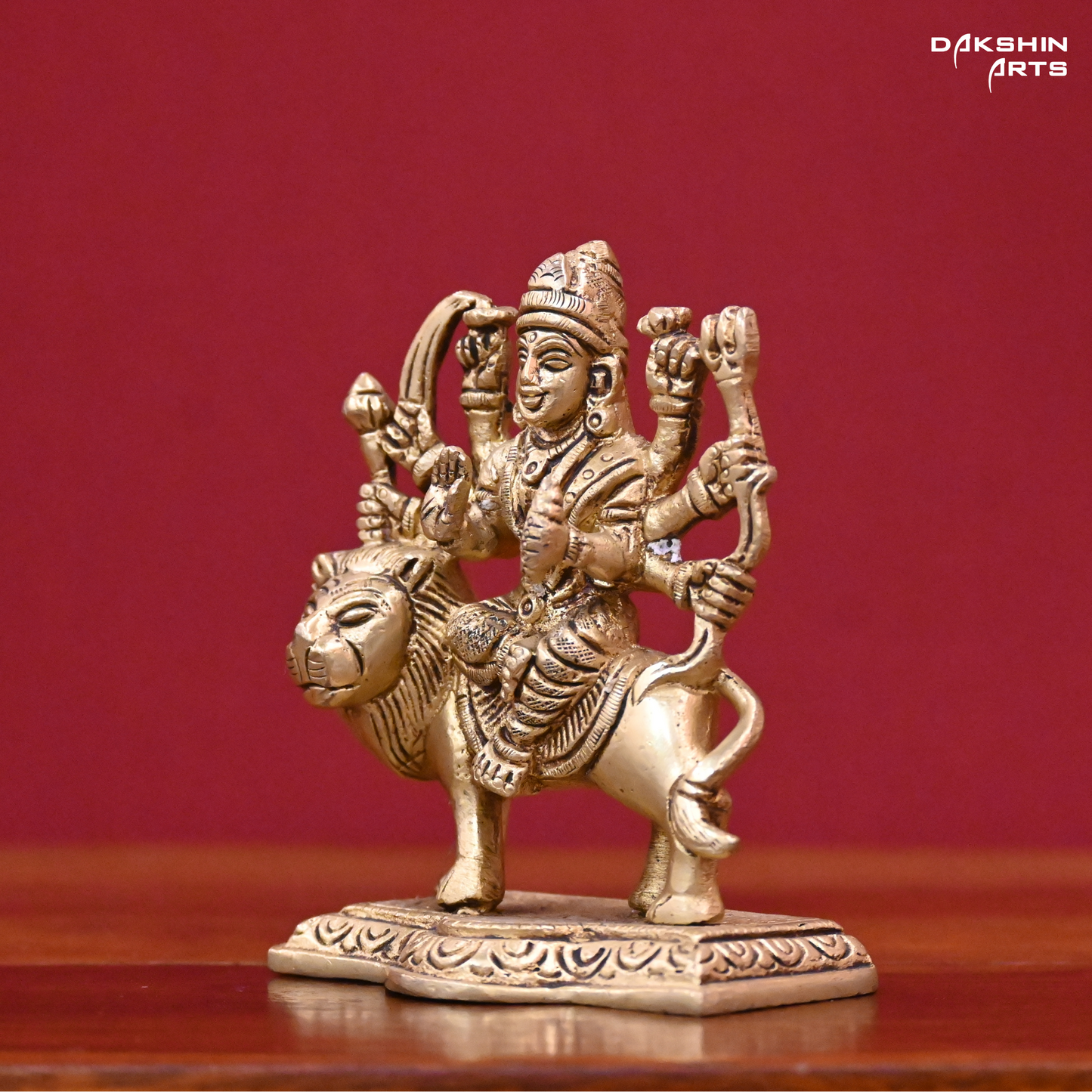 Durga with Base 4"