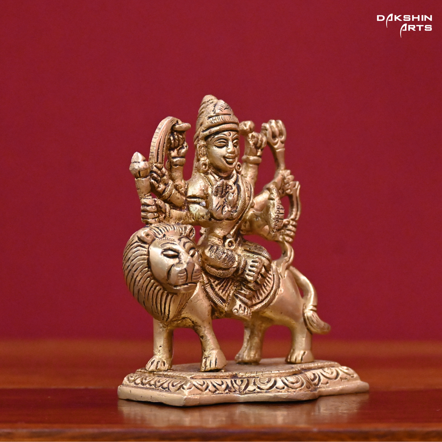 Durga with Base 4"