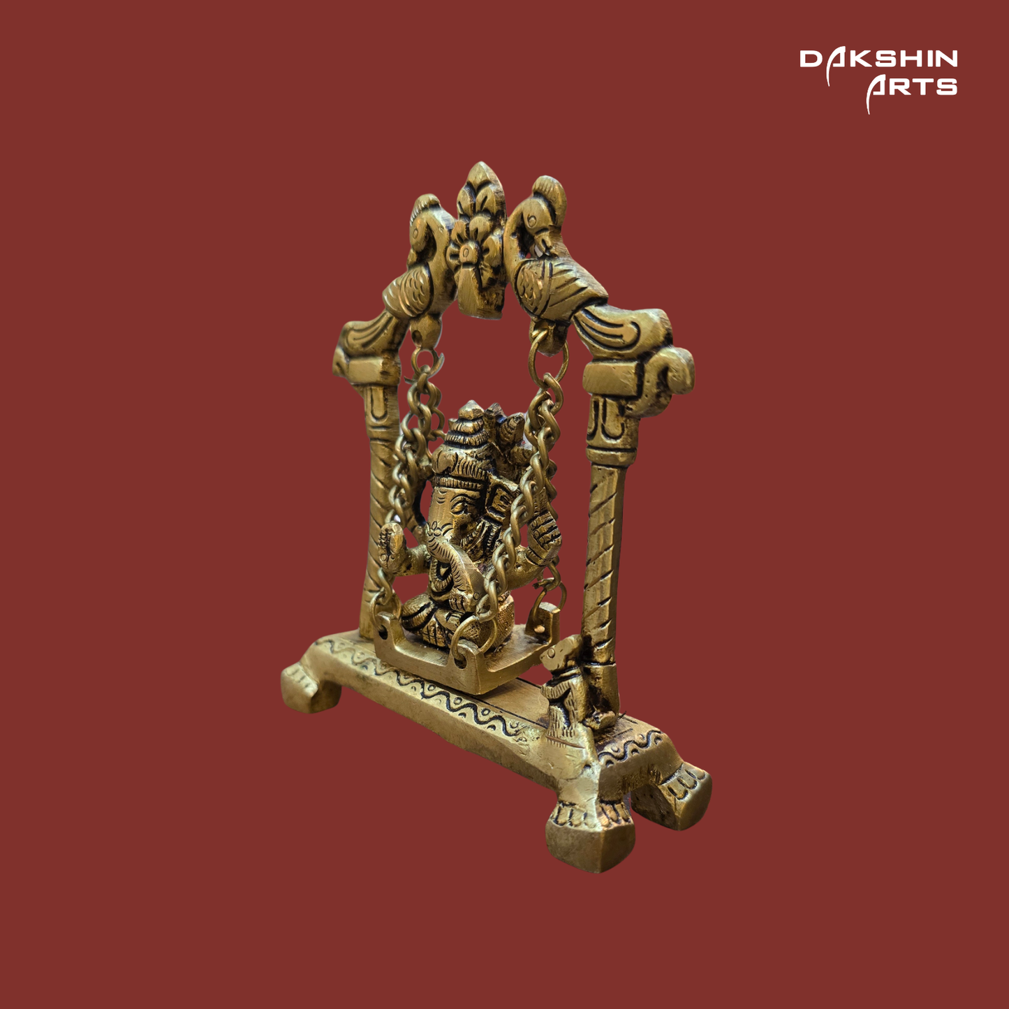 Brass Jhula Ganesha