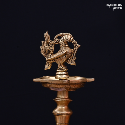 Brass Annam 5 Diya (Set of 2) - Dakshin Arts