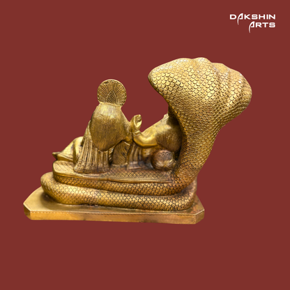 Brass Vishnu Lakshmi - Dakshin Arts