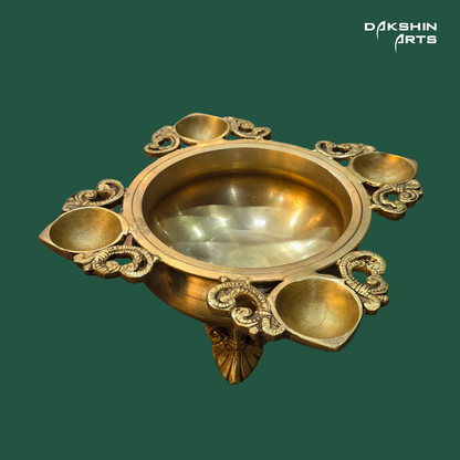 Brass Diya Urli