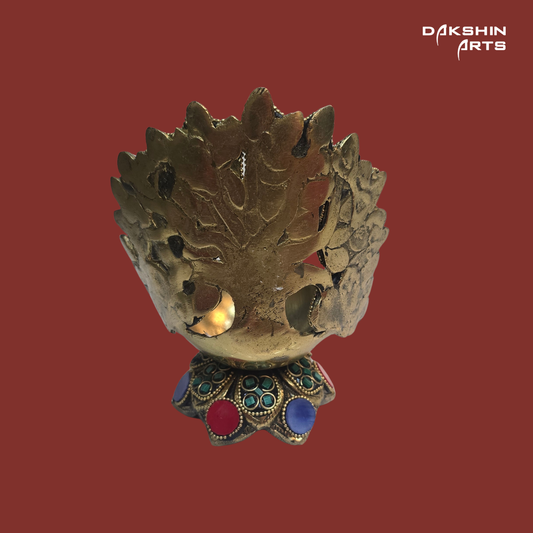 Brass Banyan Tree Diya
