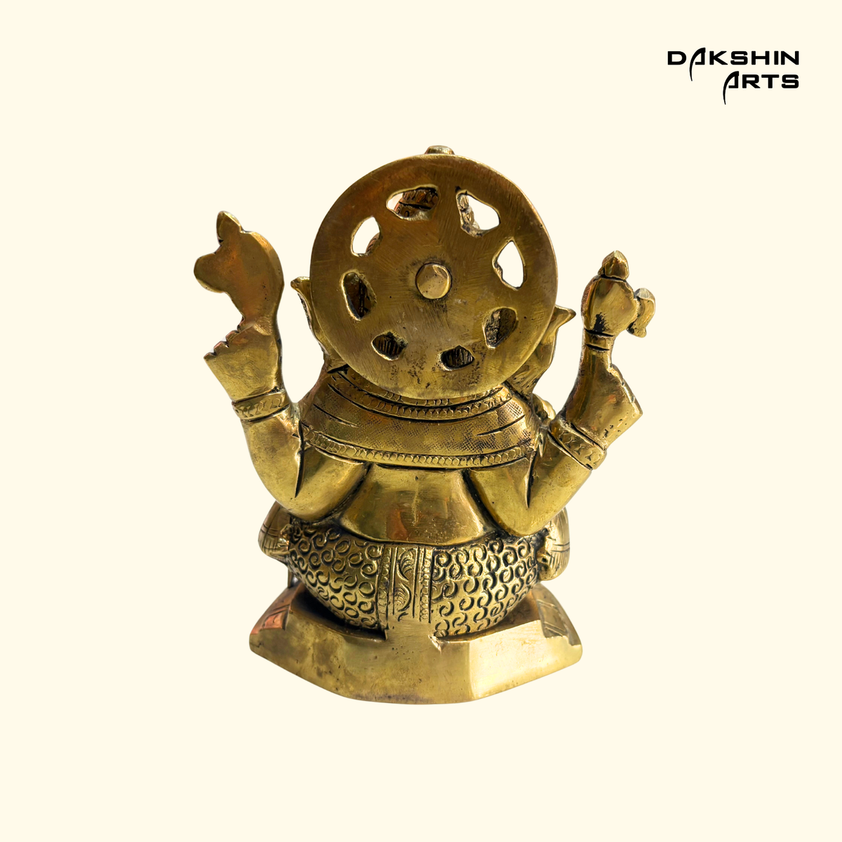 Brass Ganesha 5.25"