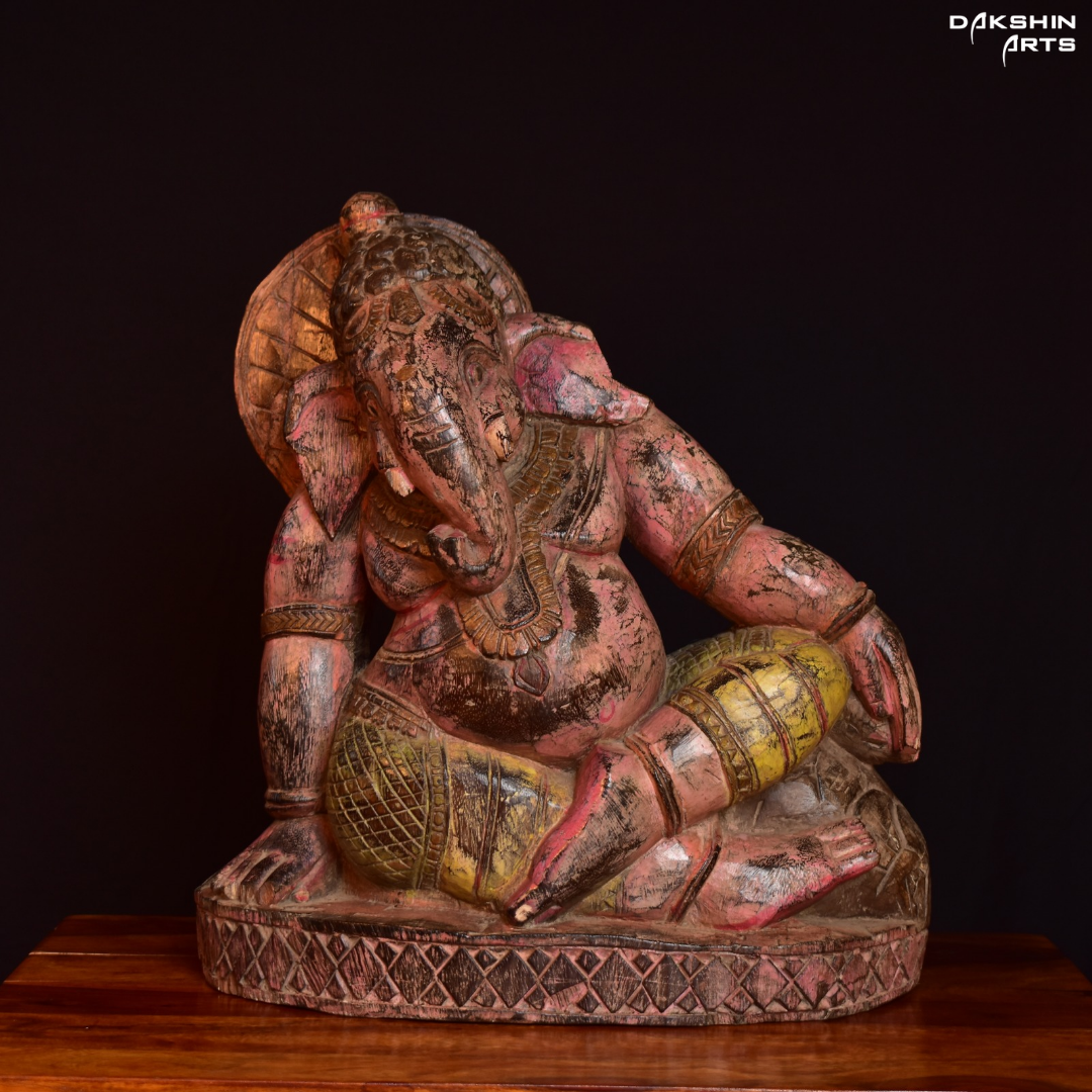 GANESHA - WOOD - Dakshin Arts