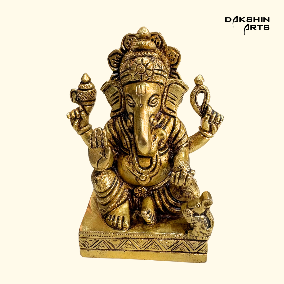 Brass Ganesha 5"