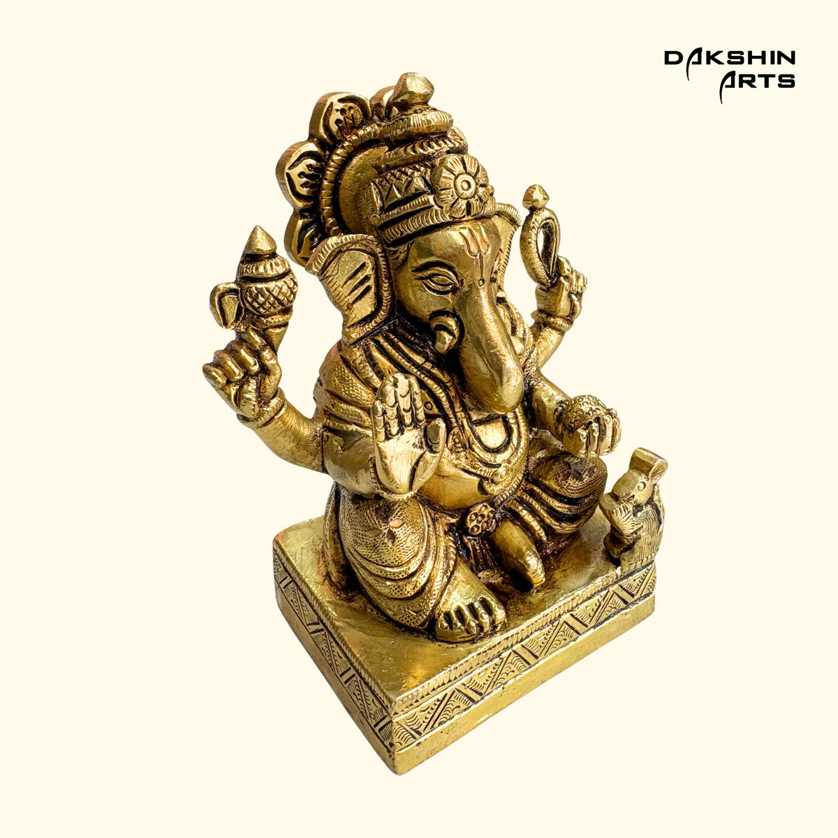Brass Ganesha 5"