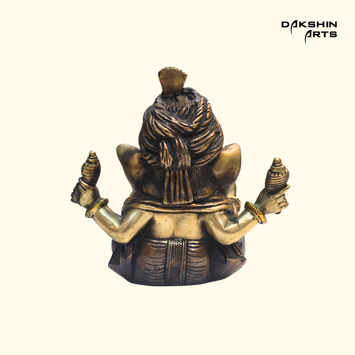 Brass Brown Pagdi Ganesha
