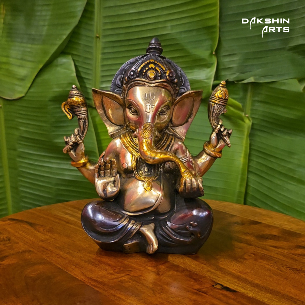 Brass Brown Ganesha