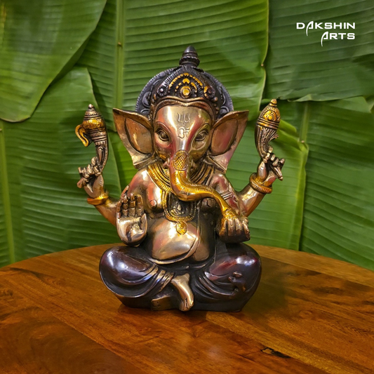 Brass Brown Ganesha