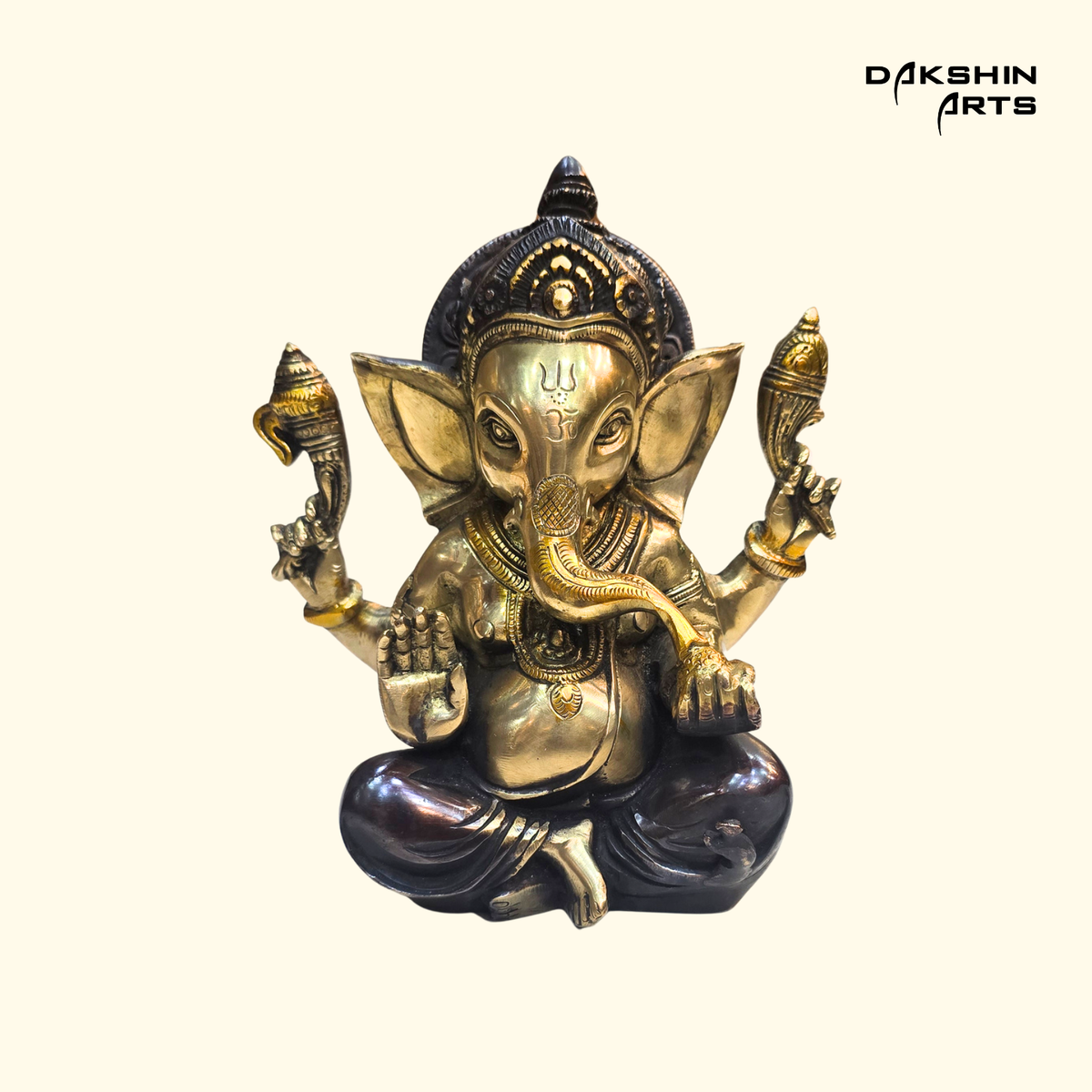 Brass Brown Ganesha