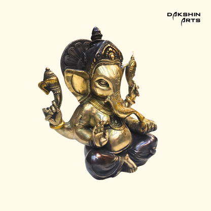 Brass Brown Ganesha