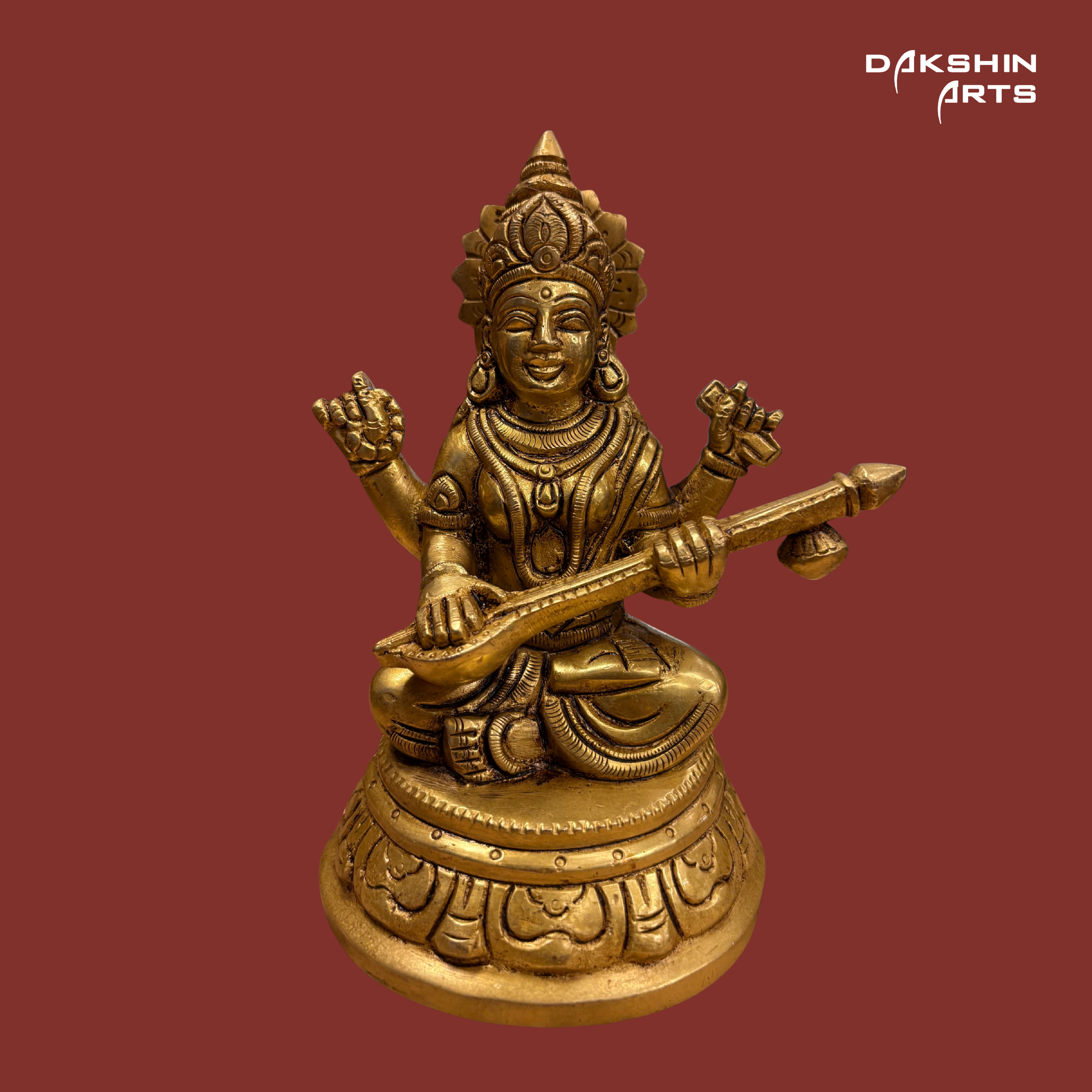Brass Saraswathi - Dakshin Arts