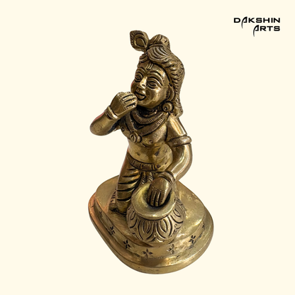 Brass Makhan Krishna