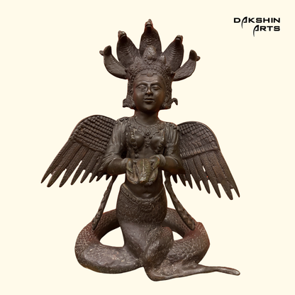 Nag Kanya Antique Finish - Dakshin Arts