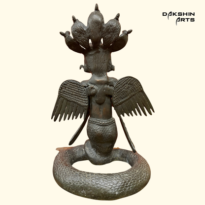 Nag Kanya Antique Finish - Dakshin Arts