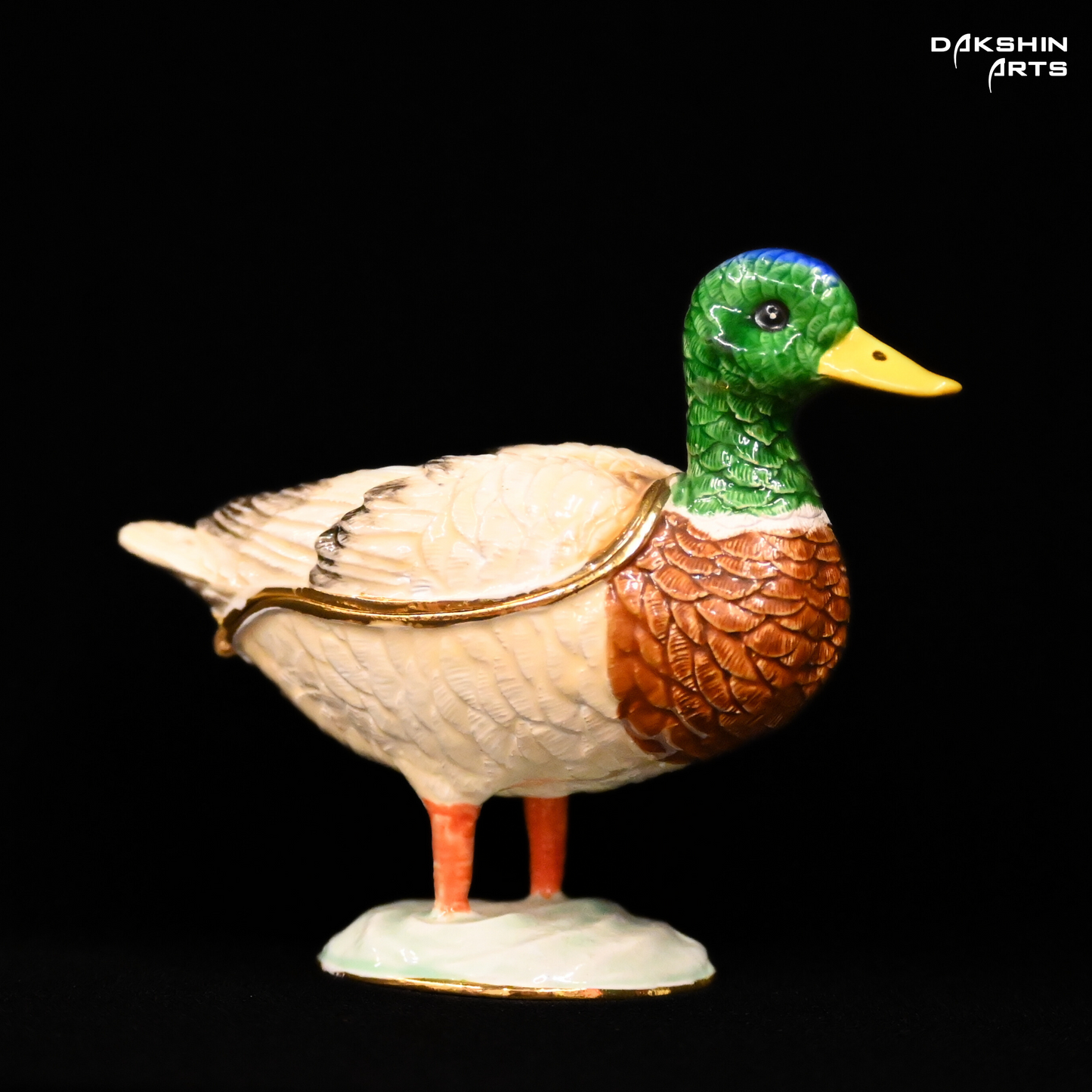 Mallard Duck Enamel Box