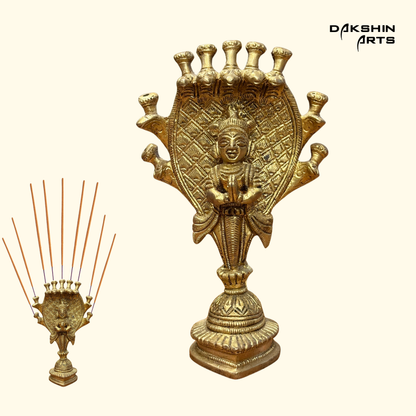 Sheshnag Aarti Incense Holder - Dakshin Arts